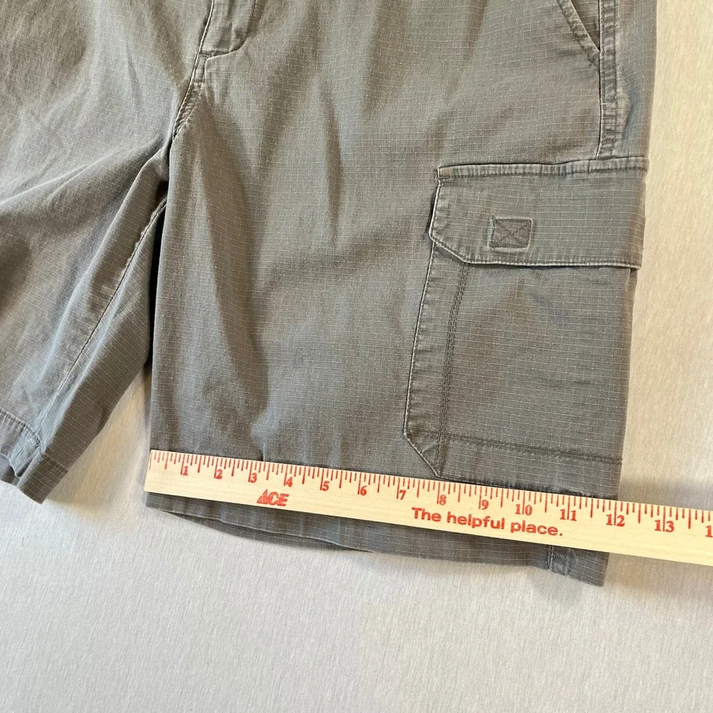 Weatherproof Ripstop Shorts Mens 40 Grey Cargo 9